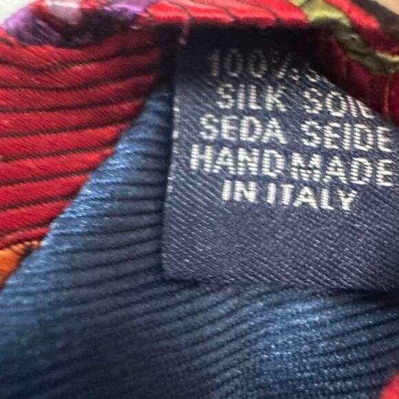 Paul Frederick - Men’s 100% Silk Neck Tie Lot of 3 Handmade Italy - Picture 6 of 7